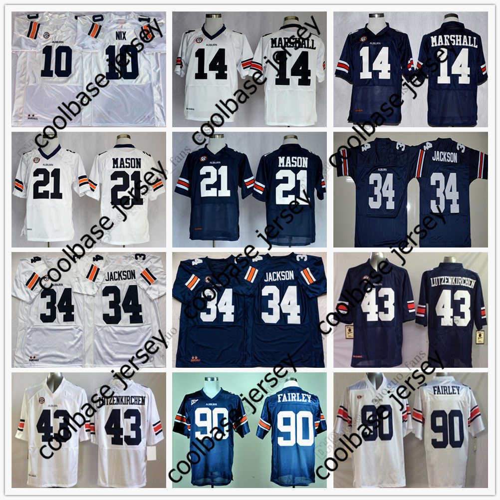 NCAA Auburn Tigers College Football Jersey 14 Nick Marshall 21 Tre Mason 34 Bo Jackson 43 Philip Lutzenkirchen 90 Nick Fairley stitched, As picture
NCAA Auburn Tigers College Football Jersey 14 Nick Marshall 21 Tre Mason 34 Bo Jackson 43 Philip Lutzenkirchen 90 Nick Fairley stitched, As picture