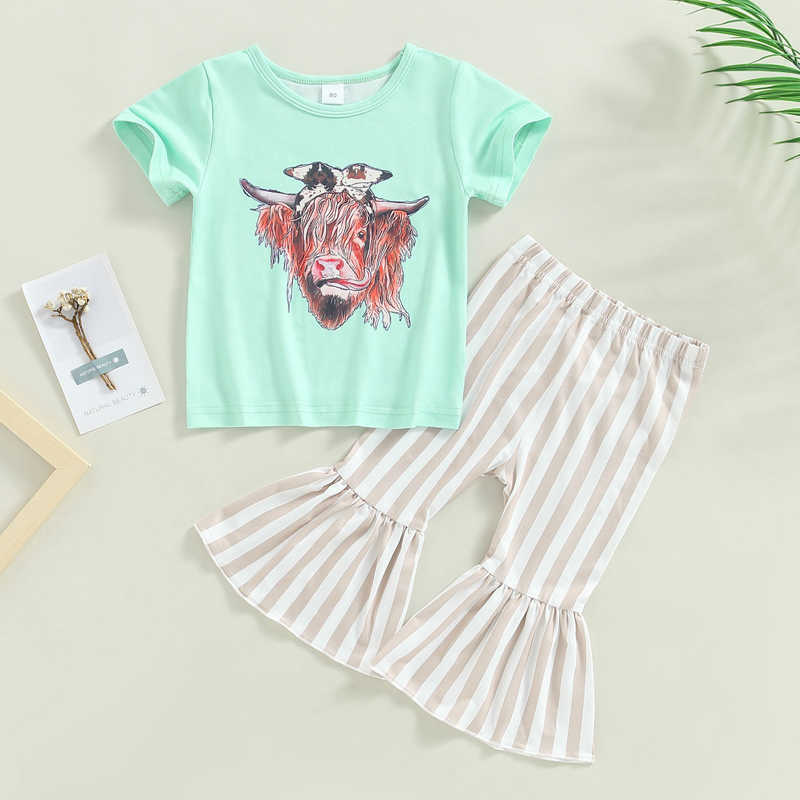 Sets Toddler Baby Girl Pcs Summer Clothes Set Kids Bull Short Sleeve Top Flare Pants Children Casual Outerwear Clothing Suits, Pink
Sets Toddler Baby Girl Pcs Summer Clothes Set Kids Bull Short Sleeve Top Flare Pants Children Casual Outerwear Clothing Suits, Pink