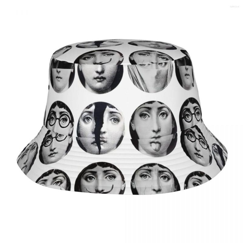 Berets Summer Beach Vacation Getaway Headwear Fornasetti Art Accessories Bucket Hat Street Woman Sun Bob Fishing Cap, Black
Berets Summer Beach Vacation Getaway Headwear Fornasetti Art Accessories Bucket Hat Street Woman Sun Bob Fishing Cap, Black