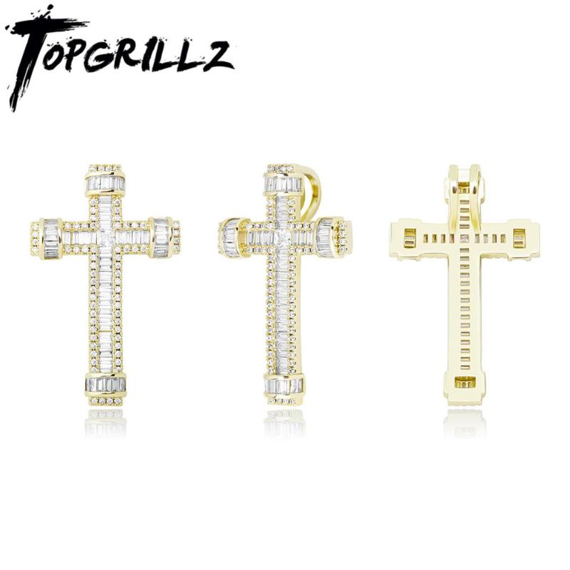 Pendant Necklaces TOPGRILLZ 2023 Cross High Quality Copper Iced Out Cubic Zirconia Men's Hip Hop Fashion Jewelry For Gift
Pendant Necklaces TOPGRILLZ 2023 Cross High Quality Copper Iced Out Cubic Zirconia Men's Hip Hop Fashion Jewelry For Gift
