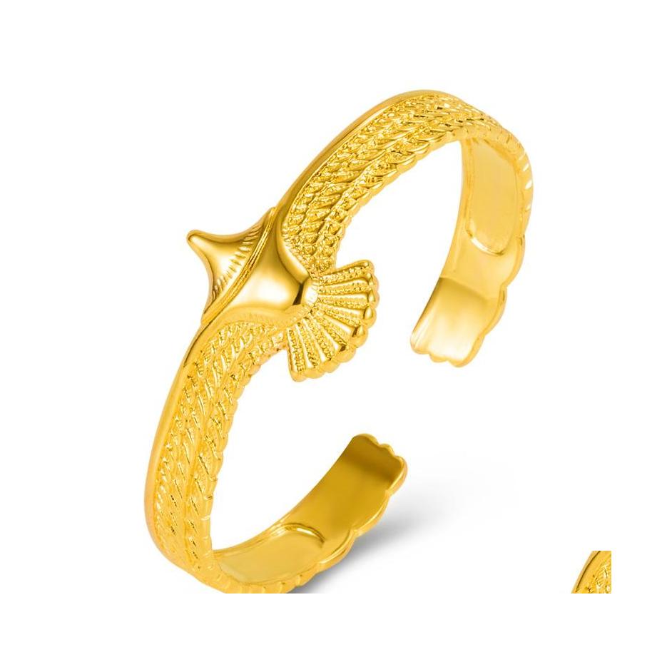 Bangle Eagle Flying Feather Pattern Bangles Bracelets Opening Cuff Luxury Jewelry Gold Drop Delivery Dhtmc
Bangle Eagle Flying Feather Pattern Bangles Bracelets Opening Cuff Luxury Jewelry Gold Drop Delivery Dhtmc