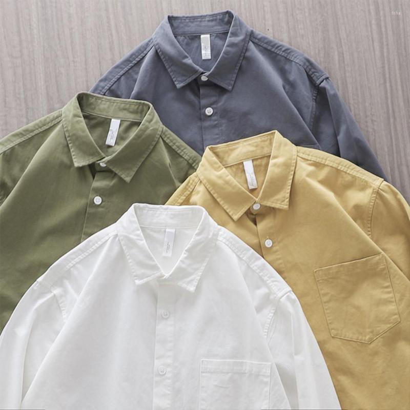 Men's Casual Shirts Solid Color Single-breasted Men Shirt Button Closure Long Sleeves Loose Turn-down Collar Polyester Spring, Black
Men's Casual Shirts Solid Color Single-breasted Men Shirt Button Closure Long Sleeves Loose Turn-down Collar Polyester Spring, Black