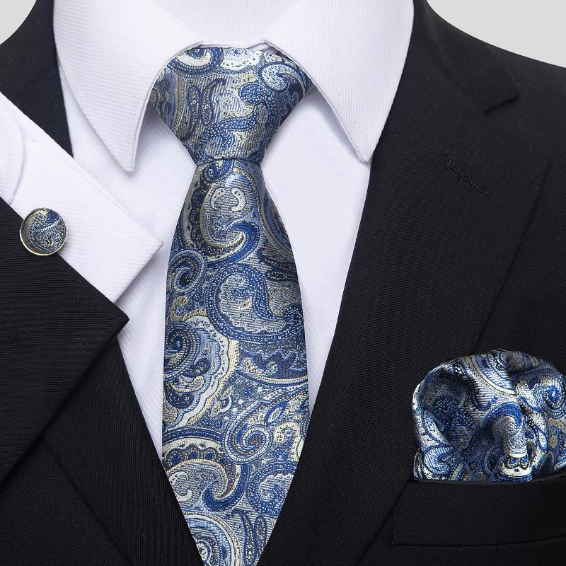 Bow Ties Great Quality Silk Tie Hanky Cufflink Set For Men Necktie Purple Hombre Formal Clothing Paisley
Bow Ties Great Quality Silk Tie Hanky Cufflink Set For Men Necktie Purple Hombre Formal Clothing Paisley