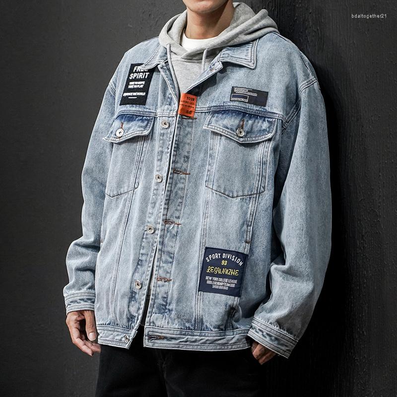 Men's Jackets Spring Men Vintage Denim Streetwear Embroidery Graphic Casual Man Coats Fashion Unisex Hip Hop Loose Clothing, Denimblue
Men's Jackets Spring Men Vintage Denim Streetwear Embroidery Graphic Casual Man Coats Fashion Unisex Hip Hop Loose Clothing, Denimblue