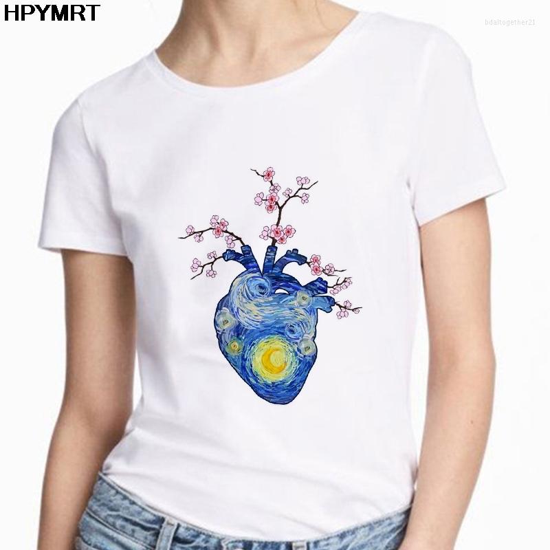 Women' T Shirts Women' T-shirt Oil Painting Heart Print Tshirt Harajuku Flower O-neck Tops Summer Shirt Female Casual Clothing Short, White
Women' T Shirts Women' T-shirt Oil Painting Heart Print Tshirt Harajuku Flower O-neck Tops Summer Shirt Female Casual Clothing Short, White