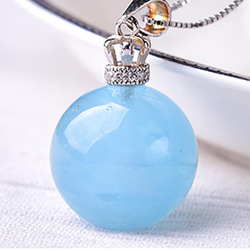 Pendant Necklaces Wholesale Light Sea Blue Natural Crystal Ball Pendants Clavicle Chain Necklace For Women Girl Fashion Jewelry JoursNeige
Pendant Necklaces Wholesale Light Sea Blue Natural Crystal Ball Pendants Clavicle Chain Necklace For Women Girl Fashion Jewelry JoursNeige