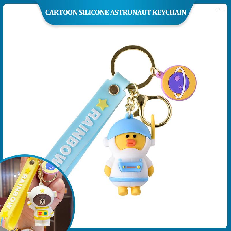Keychains Fashion Keychain Men And Women Cute Astronaut Leather Bag Car Pendant Soft Rubber Doll Key Ring Accessories Jewelry Small Gift
Keychains Fashion Keychain Men And Women Cute Astronaut Leather Bag Car Pendant Soft Rubber Doll Key Ring Accessories Jewelry Small Gift