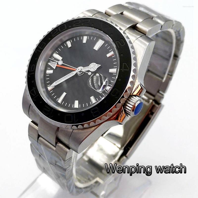 Wristwatches Corguet 40mm Sterile Black Dial Sapphire Glass Luminous Automatic Date Window Men's Top Mechanical Wrist Watch, Picture shown
Wristwatches Corguet 40mm Sterile Black Dial Sapphire Glass Luminous Automatic Date Window Men's Top Mechanical Wrist Watch, Picture shown
