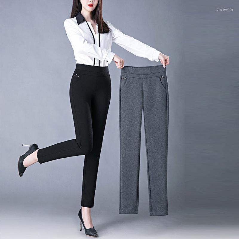 Women's Pants Spring Autumn Elegant High Waist Casual Stretch Slim Middle Aged Women Trousers Ladies Fashion All Match Black Gray Pencil, 803black
Women's Pants Spring Autumn Elegant High Waist Casual Stretch Slim Middle Aged Women Trousers Ladies Fashion All Match Black Gray Pencil, 803black
