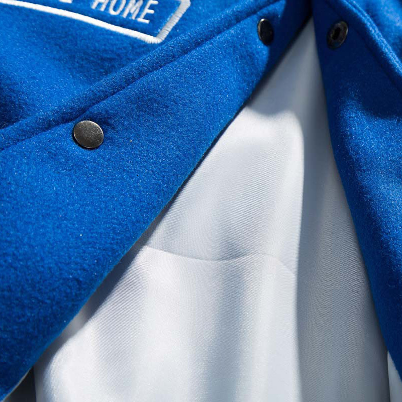 Men's Jackets Men Woman Spring Fall Varsity Epaulettes Embroidery Loose Baseball Uniform Couple Blue Retro Leather Sleeve Bomber Coats 230213