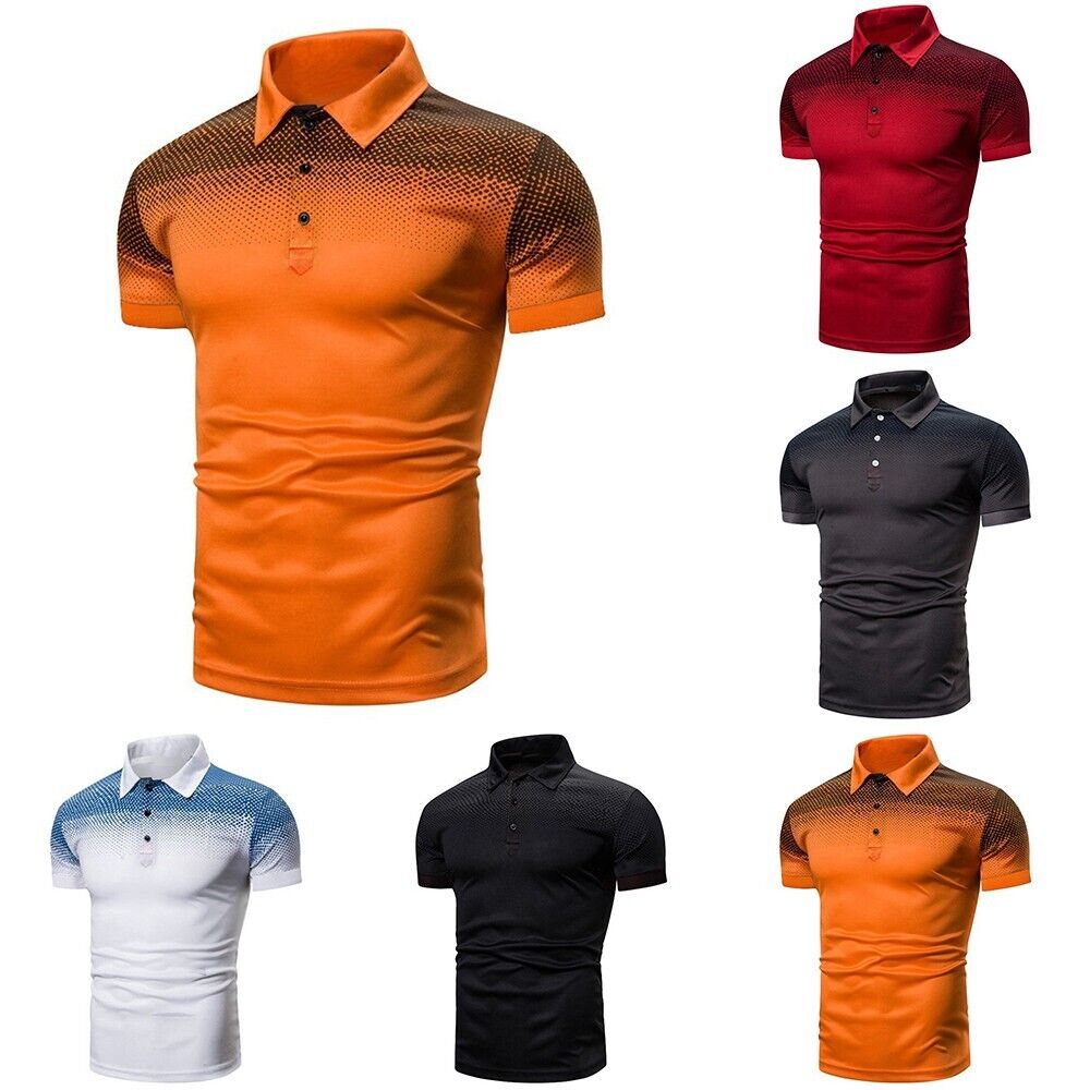 Mens Summer Short Sleeve T-Shirt Tops Casual Collar Button Slim Fit Blouse Tees, Black
Mens Summer Short Sleeve T-Shirt Tops Casual Collar Button Slim Fit Blouse Tees, Black