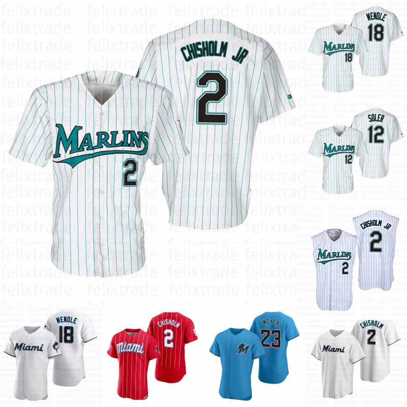 Luis Arraez Marlins 30th Anniversary Jersey Joey Wendle Miguel Rojas Jorge Soler Avisail Garcia Jazz Chisholm Jr. Jean Segura Tanner Scott A.J. Puk Max Meyer