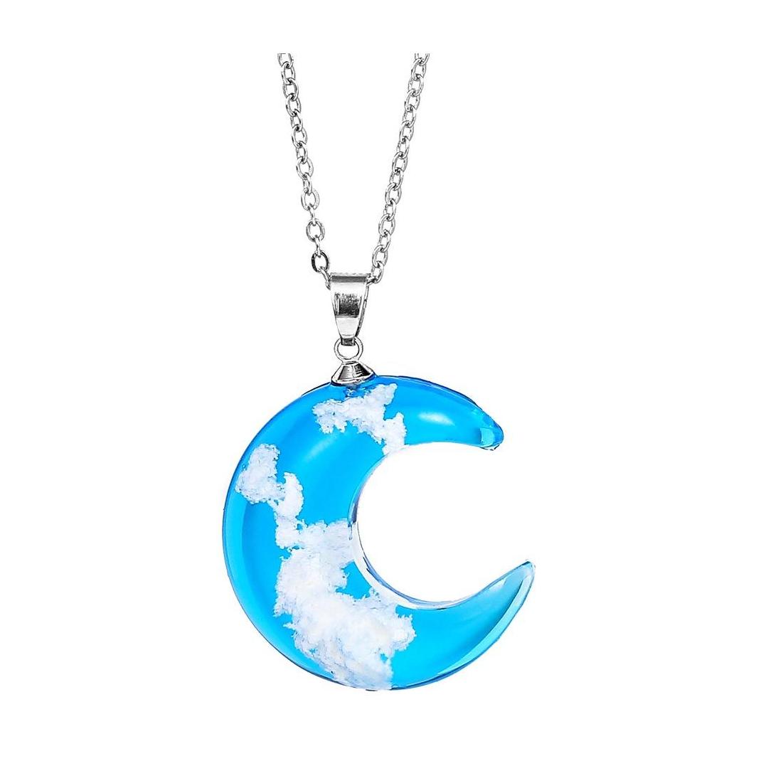 Pendant Necklaces Crystal Glass Necklace Moon Blue Sky White Cloud Transparent Resin Pendants Women Fashion Jewelry Gift Drop Deliver Dhhwa
Pendant Necklaces Crystal Glass Necklace Moon Blue Sky White Cloud Transparent Resin Pendants Women Fashion Jewelry Gift Drop Deliver Dhhwa