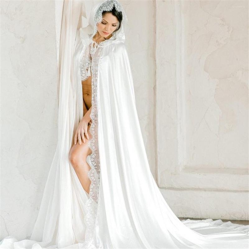 Wraps Silk Satin Hooded Wrap Bracelet With Lace Wedding Bolero Cape Cloak Custom Made High Quality Bridal Jacket Mantle, White
Wraps Silk Satin Hooded Wrap Bracelet With Lace Wedding Bolero Cape Cloak Custom Made High Quality Bridal Jacket Mantle, White