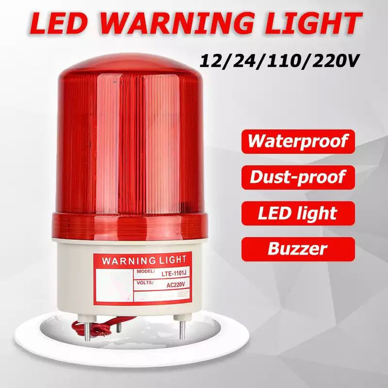LTE-1101J sound and light alarm alarm light LED flashing rotating warning light 12V24V220V burst flashing light
LTE-1101J sound and light alarm alarm light LED flashing rotating warning light 12V24V220V burst flashing light