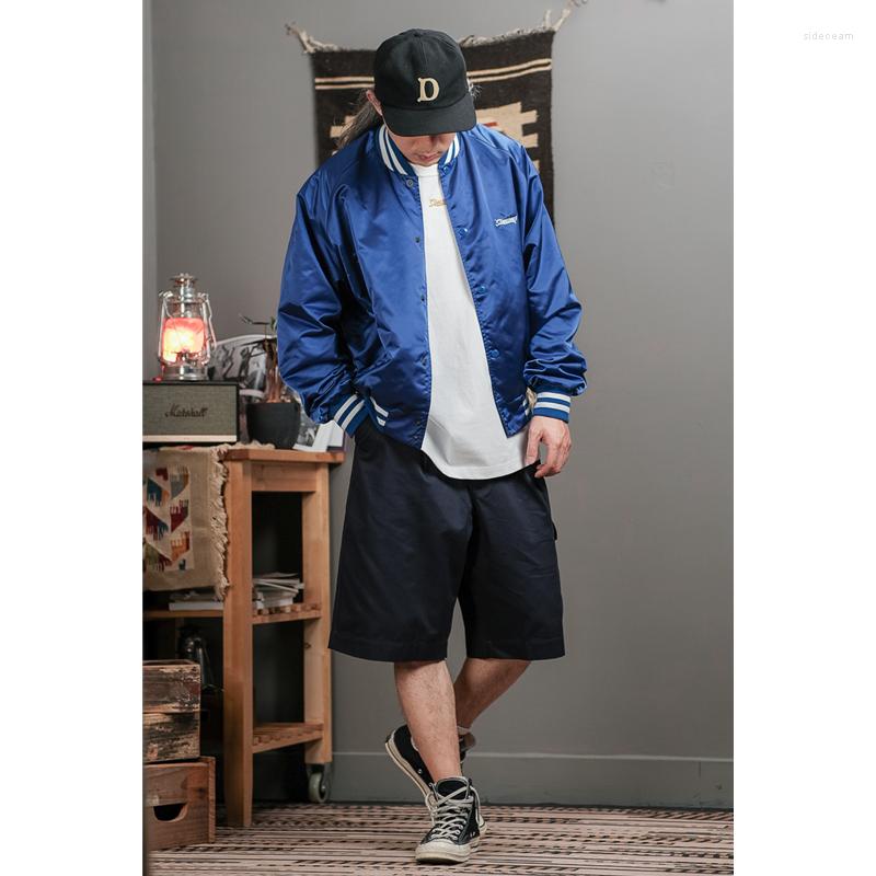 Men' Jackets Simons Men' Vintage Baseball Jacket Reissue 90' American Amekaji Coat, Blue
Men' Jackets Simons Men' Vintage Baseball Jacket Reissue 90' American Amekaji Coat, Blue