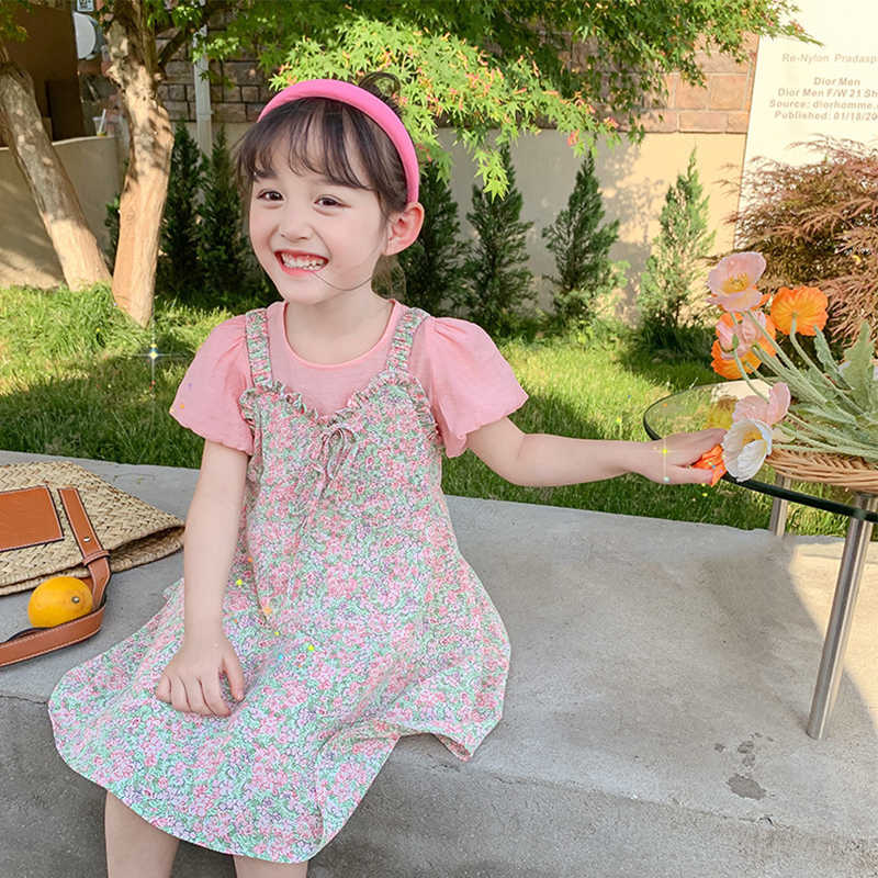 LZH Children's Clothing Summer Sets For Clothes Floral Sling DressShort Sleeve Top Baby Girls Suit Kids Outfit, Green
LZH Children's Clothing Summer Sets For Clothes Floral Sling DressShort Sleeve Top Baby Girls Suit Kids Outfit, Green