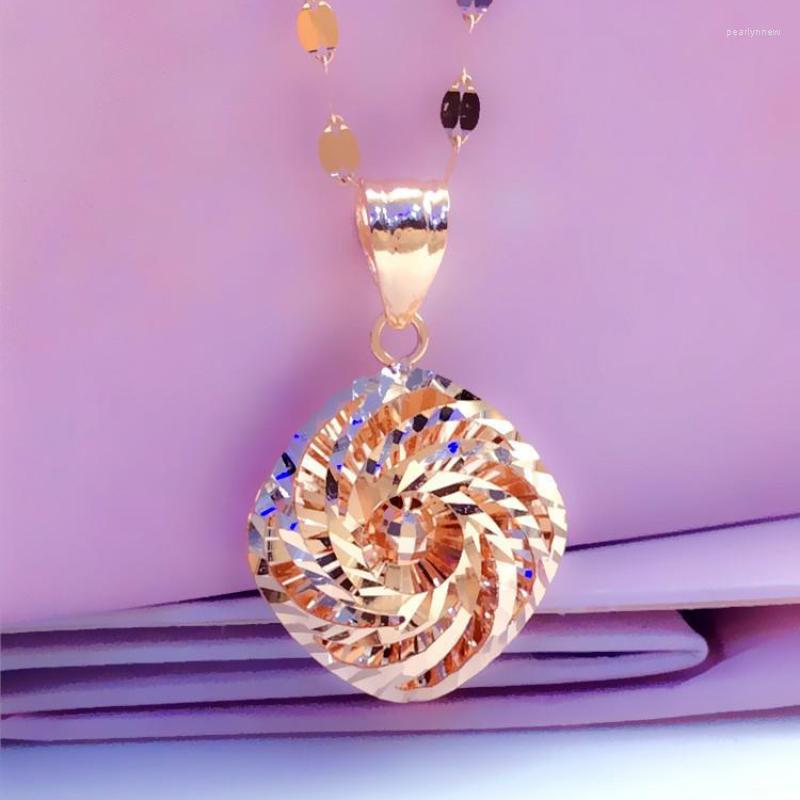 Chains 585 Purple Gold Shiny Geometric Flower Pendant Fashion 14K Rose Necklace For Woman Exquisite Wedding Jewelry Gift
Chains 585 Purple Gold Shiny Geometric Flower Pendant Fashion 14K Rose Necklace For Woman Exquisite Wedding Jewelry Gift
