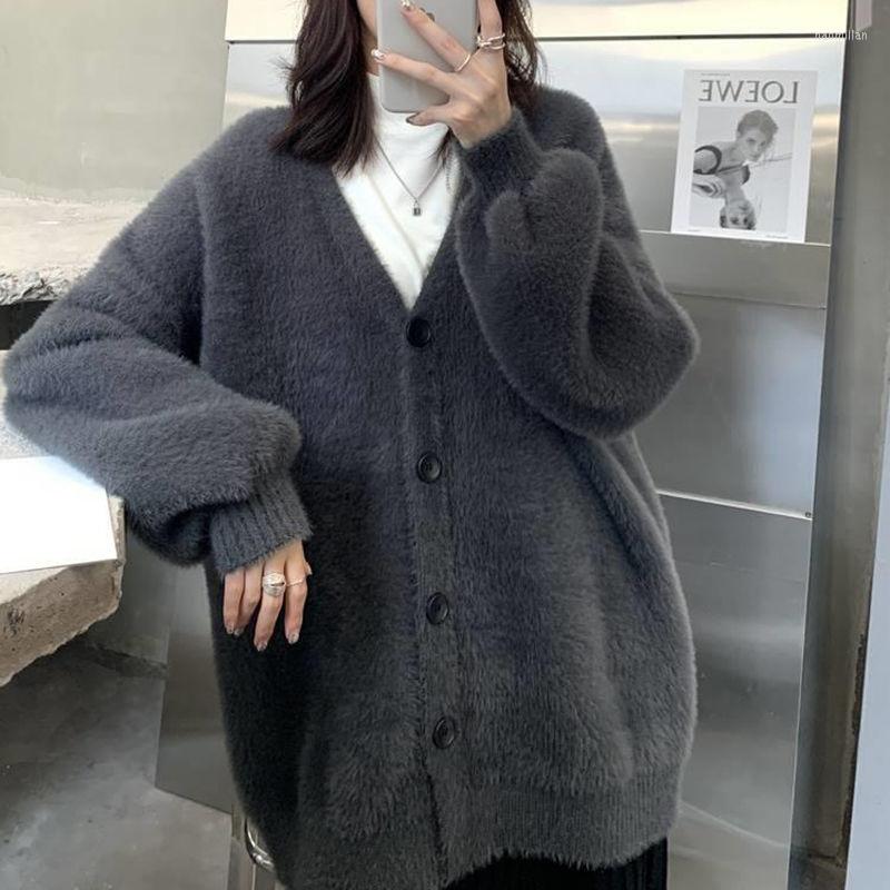 Women' Knits 2023 Autumn And Winter Women' Mink Sweater Loose Japanese Sweet Knitted Cardigan Oversized Cute, White
Women' Knits 2023 Autumn And Winter Women' Mink Sweater Loose Japanese Sweet Knitted Cardigan Oversized Cute, White