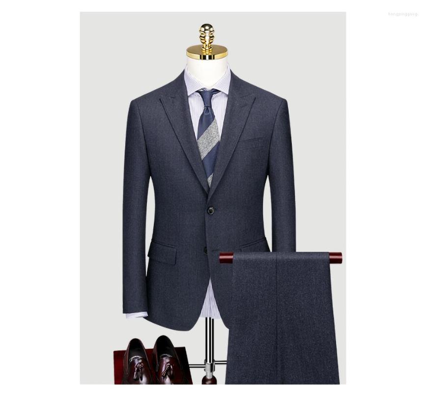 Men's Suits Customized Wool Suit Men's Bridegroom Wedding Dress Business Casual Navy Blue, Jacket and pants
Men's Suits Customized Wool Suit Men's Bridegroom Wedding Dress Business Casual Navy Blue, Jacket and pants