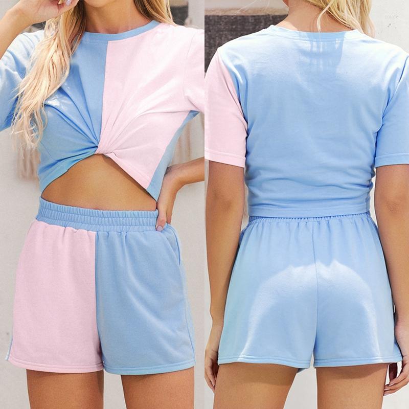 Women' T Shirts ASDS-Women' Sexy O Neck Contrast Color Stitching Loose Short Sleeved Navel T-Shirt, Multi
Women' T Shirts ASDS-Women' Sexy O Neck Contrast Color Stitching Loose Short Sleeved Navel T-Shirt, Multi