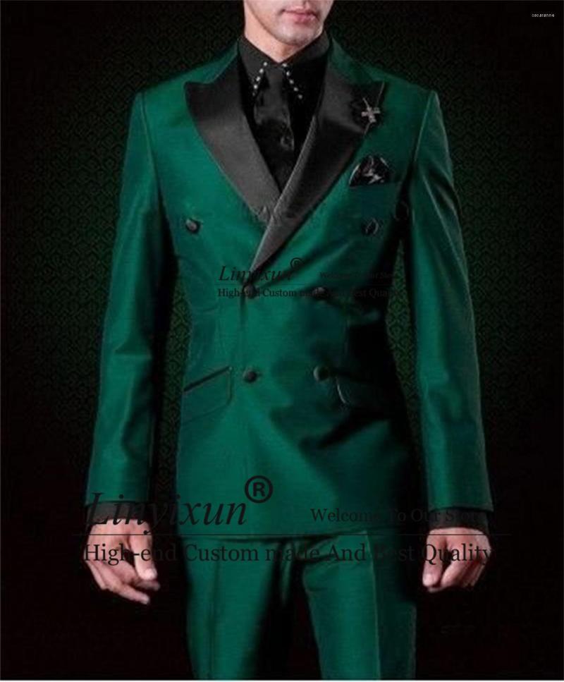 Men's Suits Italian Green Men Double Breasted Wedding Groom Tuxedos 2 Pieces Jacket Pants Sets Groomsmen Prom Blazers Costume Homme, Black
Men's Suits Italian Green Men Double Breasted Wedding Groom Tuxedos 2 Pieces Jacket Pants Sets Groomsmen Prom Blazers Costume Homme, Black