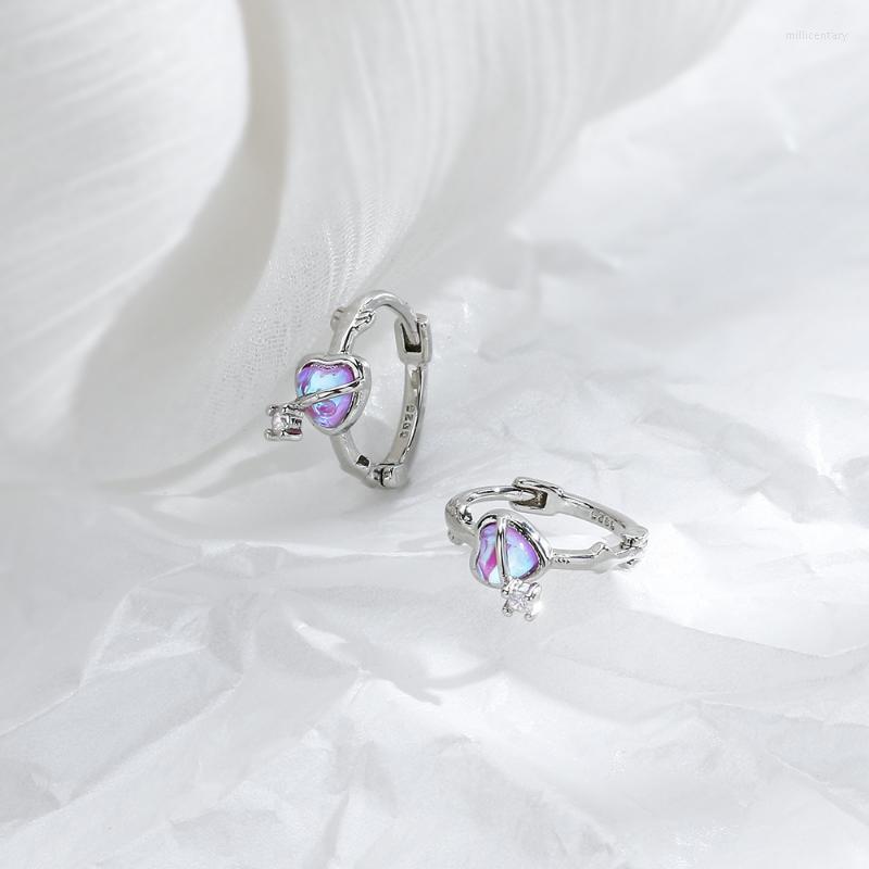 Hoop Earrings Zircon Heart For Women Personality Cute Love Ear Buckle Fashion Silver Color Jewelry
Hoop Earrings Zircon Heart For Women Personality Cute Love Ear Buckle Fashion Silver Color Jewelry