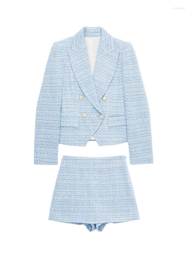 Women's Tracksuits Fashion Solid Blazer Jacket Set Women Elegant Loose V-Neck Long Sleeve Coat 2 Pieces Sets Spring Office Lady Skirt Pants, Shorts
Women's Tracksuits Fashion Solid Blazer Jacket Set Women Elegant Loose V-Neck Long Sleeve Coat 2 Pieces Sets Spring Office Lady Skirt Pants, Shorts