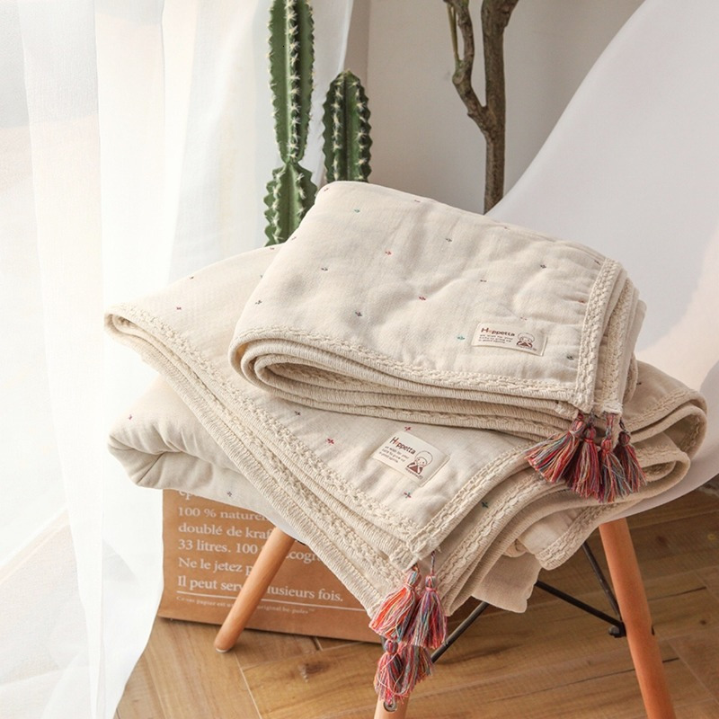 Blankets Swaddling Retro Cotton Quilt baby Bohemian Japanese Style Baby Children Air-conditioning born Quilt Plain Cotton Bedclothes 230213, Green letters
Blankets Swaddling Retro Cotton Quilt baby Bohemian Japanese Style Baby Children Air-conditioning born Quilt Plain Cotton Bedclothes 230213, Green letters