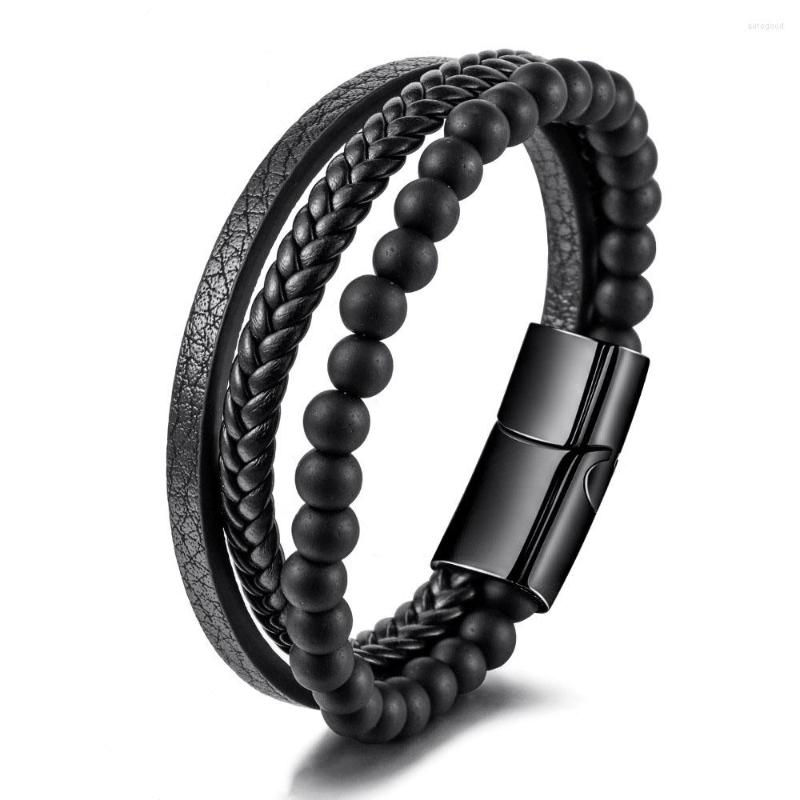 Strand Fashion Stainless Steel Natural Stone Bracelet Beads Men's Personalized Hand Woven Accessories
Strand Fashion Stainless Steel Natural Stone Bracelet Beads Men's Personalized Hand Woven Accessories