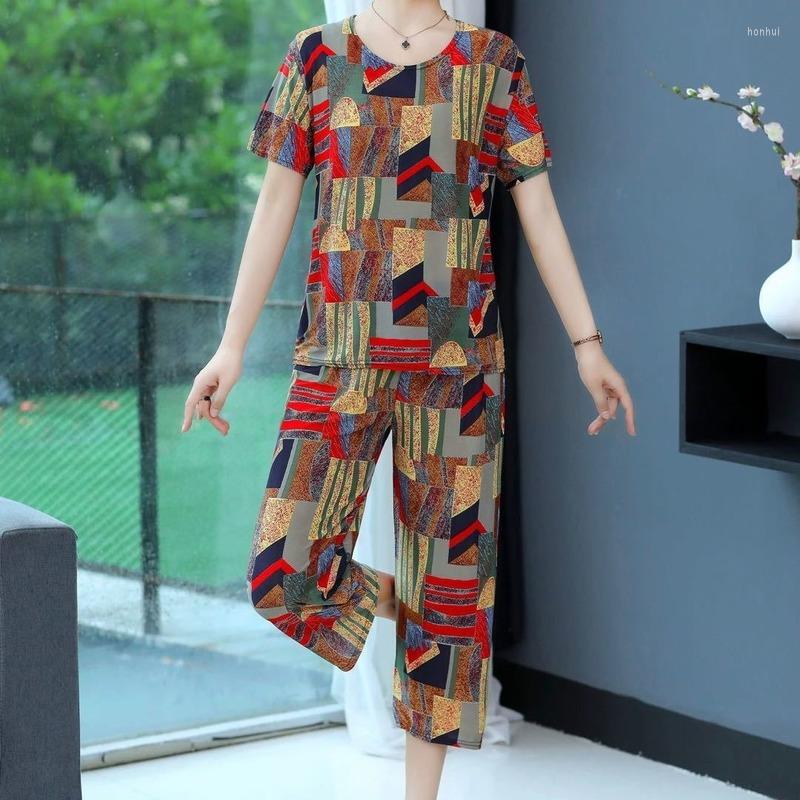 Women's Two Piece Pants 2 Set Women Summer Short Sleeve Top Pant Suits Trousers Suit Female Casual Clothes 4XL Womens Outfits E112, Red
Women's Two Piece Pants 2 Set Women Summer Short Sleeve Top Pant Suits Trousers Suit Female Casual Clothes 4XL Womens Outfits E112, Red