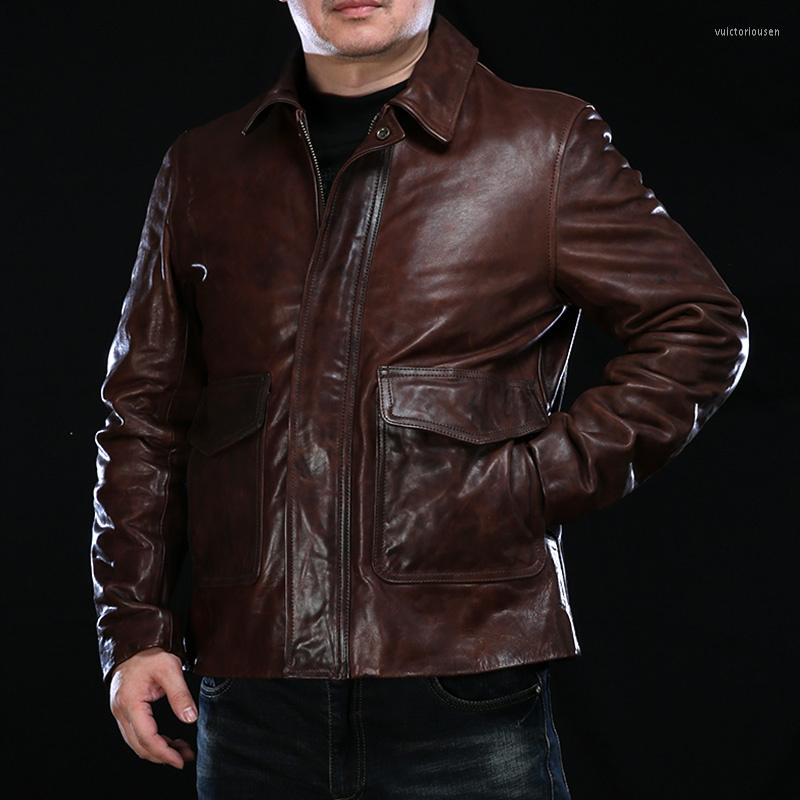 Men's Jackets Size Asian Super Quality Genuine Horse Leather Horsehide Stylish Jacket, Picture shown
Men's Jackets Size Asian Super Quality Genuine Horse Leather Horsehide Stylish Jacket, Picture shown