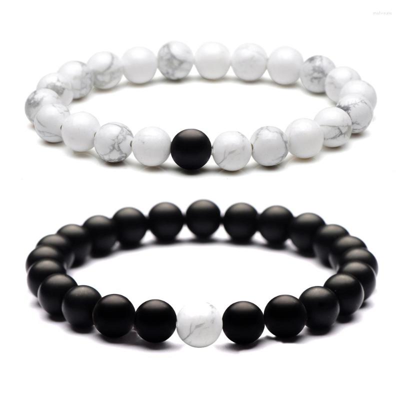 Strand Punk Women Male Balance Jewelry Black Lava White Turquoises Natural Stone Beads Strecth Wristband Bracelets Lovers Couple
Strand Punk Women Male Balance Jewelry Black Lava White Turquoises Natural Stone Beads Strecth Wristband Bracelets Lovers Couple