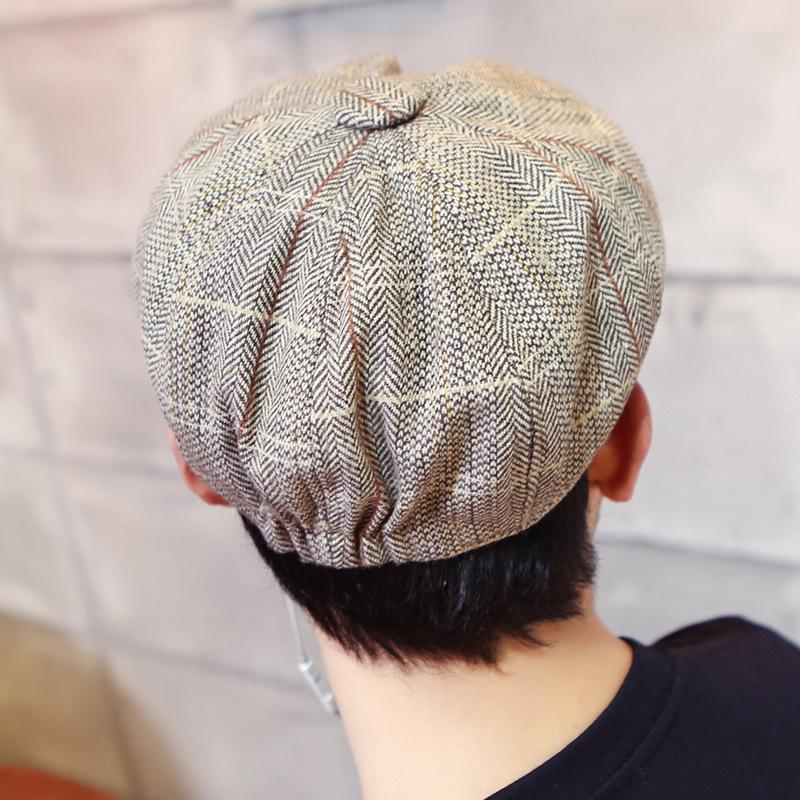 Berets Vintage Men's Cotton Blend Striped Cabbie Sboy Caps High Quality Flat Octagonal Golf Driving Hat Accessories, Gray
Berets Vintage Men's Cotton Blend Striped Cabbie Sboy Caps High Quality Flat Octagonal Golf Driving Hat Accessories, Gray