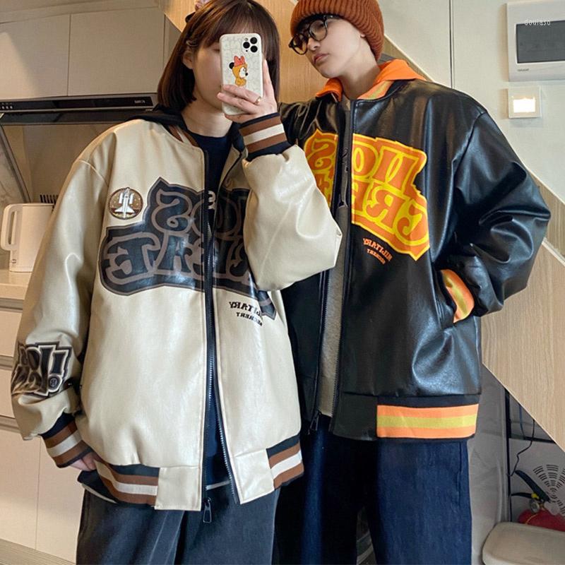Women's Jackets Women Korean Oversized Hooded Casual Hip Hop Streetwear Coat Students Letter Printing PU Leather Baseball
Women's Jackets Women Korean Oversized Hooded Casual Hip Hop Streetwear Coat Students Letter Printing PU Leather Baseball