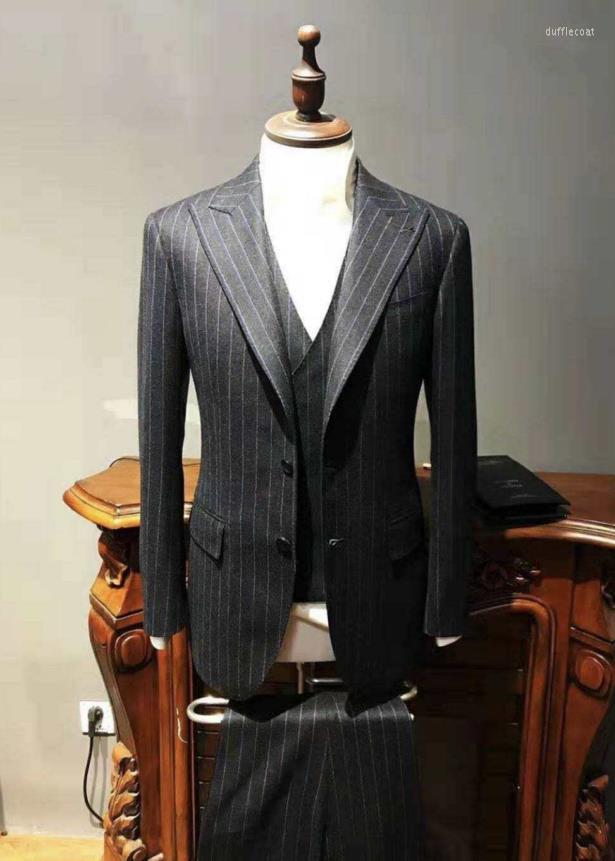 Men's Suits Black Stripe Costume Homme Slim Fit Tuxedos 3 Pieces Wedding Blazer For Men Vestidos De Fiesta Groom Terno Masculino, Picture shown
Men's Suits Black Stripe Costume Homme Slim Fit Tuxedos 3 Pieces Wedding Blazer For Men Vestidos De Fiesta Groom Terno Masculino, Picture shown