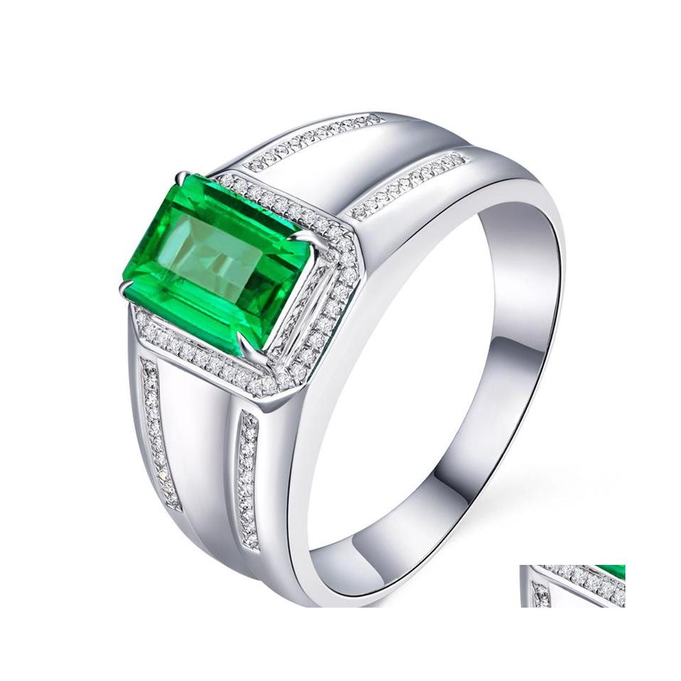 With Side Stones White Gold Fashion Temperament Pave Luxury Ring Imitation Emerald Diamond Gemstone Business Drop Delivery Jewelry Dh3Uv
With Side Stones White Gold Fashion Temperament Pave Luxury Ring Imitation Emerald Diamond Gemstone Business Drop Delivery Jewelry Dh3Uv