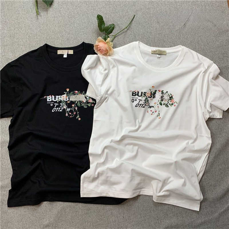 Bby cotton t shirt men women T-shirt bur designer tshirt tb flower print short sleeve tshirts summer round neck pullover tee 4xl 5xl, White1
Bby cotton t shirt men women T-shirt bur designer tshirt tb flower print short sleeve tshirts summer round neck pullover tee 4xl 5xl, White1