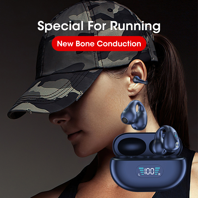 Cell Phone Earphones TWS for Ambie Sound Earcuffs Ear Bone Conduction Earring Wireless Bluetooth Sport Headphones Earbuds Phones 230214