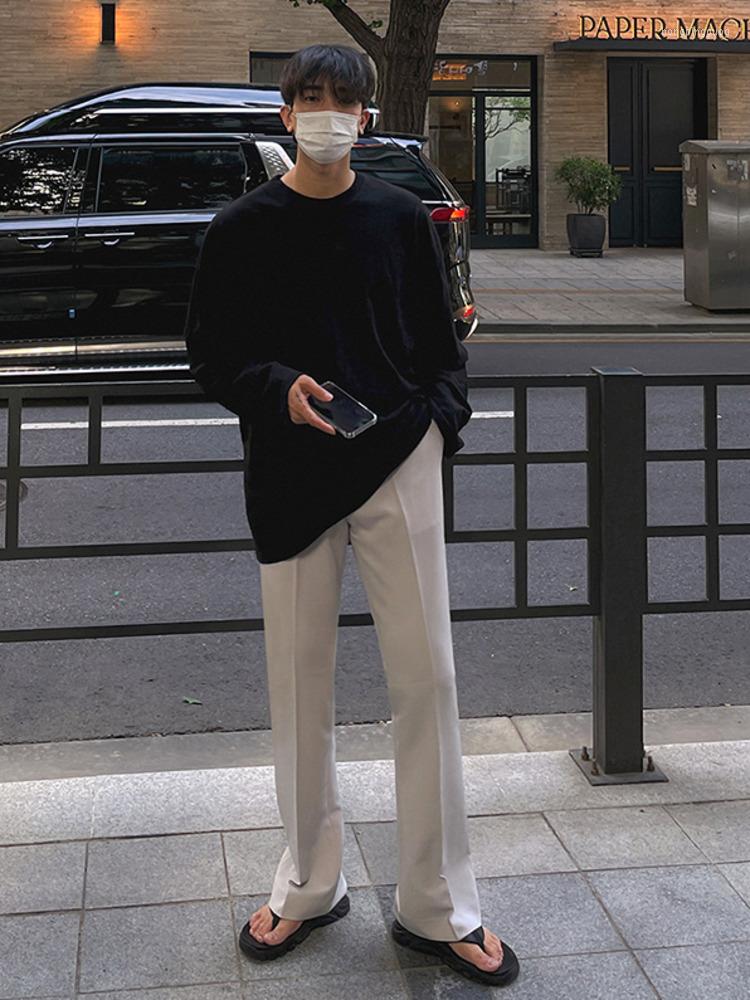 Men's Suits SYUHGFA Men's Wear 2023 Spring Autumn Solid Color Slim Casual Straight Suit Pants For Male Simple Korean Streetwear Trousers, Black
Men's Suits SYUHGFA Men's Wear 2023 Spring Autumn Solid Color Slim Casual Straight Suit Pants For Male Simple Korean Streetwear Trousers, Black