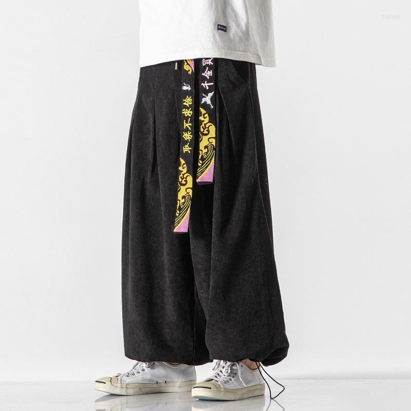 Ethnic Clothing Chinese Style Belt Fashion Loose Baggy Casual Pants Oriental Men'S Harajuku Corduroy Bloomers Harem Male 31882
Ethnic Clothing Chinese Style Belt Fashion Loose Baggy Casual Pants Oriental Men'S Harajuku Corduroy Bloomers Harem Male 31882