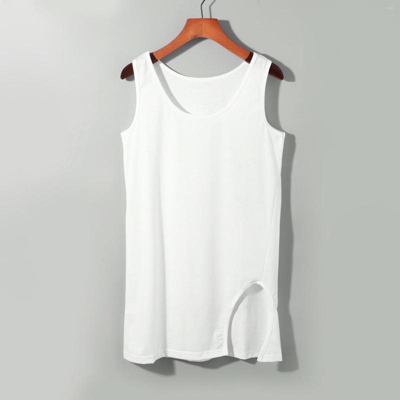 Women' Tanks Cotton Tops Women O Neck Sleeveless Split Long Vest T-Shirts Crop Summer Solid Black White Slim Lady Basic Camis Tube
Women' Tanks Cotton Tops Women O Neck Sleeveless Split Long Vest T-Shirts Crop Summer Solid Black White Slim Lady Basic Camis Tube