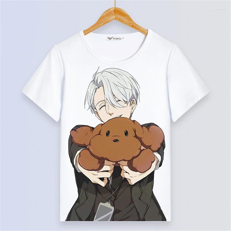 Women' T Shirts Anime YURI On ICE Victor Nikiforov Printing Summer Lovers Shirt Kawaii Animals Women Cosplay Tee Couple Coats
Women' T Shirts Anime YURI On ICE Victor Nikiforov Printing Summer Lovers Shirt Kawaii Animals Women Cosplay Tee Couple Coats