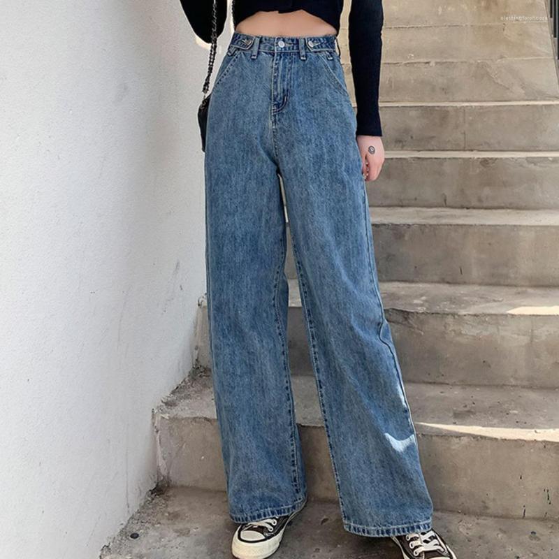 Women's Jeans Lady Denim Pants Long Straight Wide Leg Loose Bagged Women Sport Jogging, Light blue
Women's Jeans Lady Denim Pants Long Straight Wide Leg Loose Bagged Women Sport Jogging, Light blue