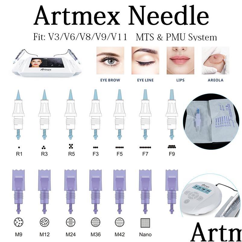 Beauty Microneedle Roller Artmex Mts Pmu Needle Cartridges For V3 V6 V8 V9 V11 Permanente Tattoo Makeup Hine Eyebrow Eyeliner Lips P Dhkv5
Beauty Microneedle Roller Artmex Mts Pmu Needle Cartridges For V3 V6 V8 V9 V11 Permanente Tattoo Makeup Hine Eyebrow Eyeliner Lips P Dhkv5