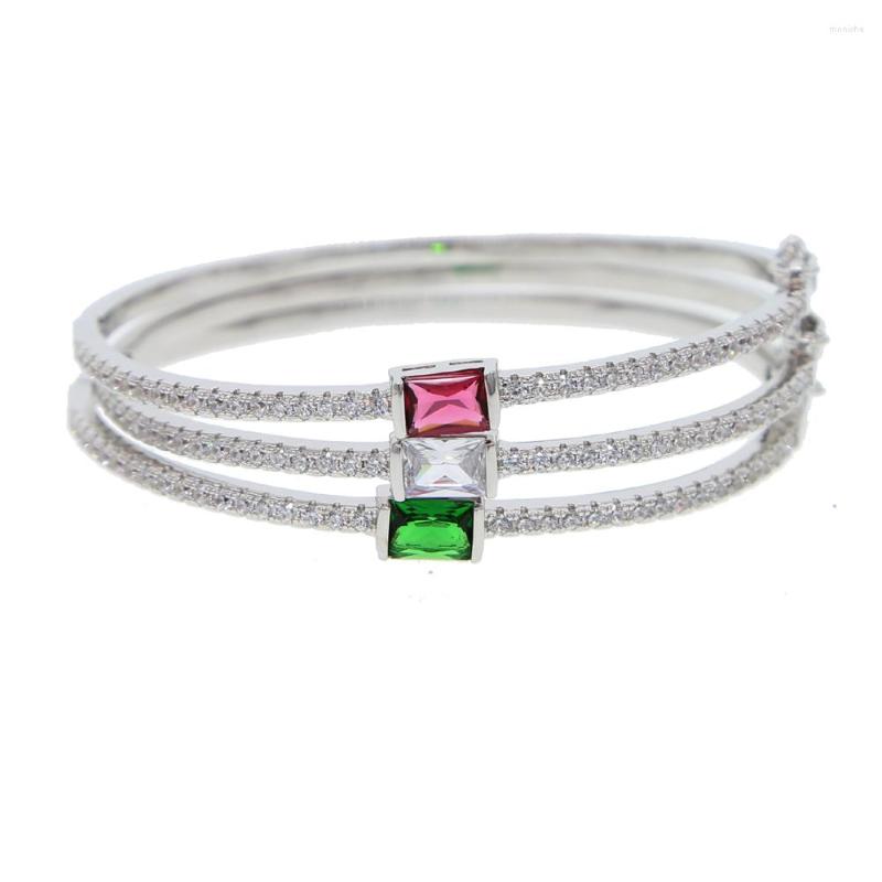 Bangle Design Fashion Cubic Zircon Multi-layered Baguette Cz Bracelet Cuff For Women Gift Jewelry
Bangle Design Fashion Cubic Zircon Multi-layered Baguette Cz Bracelet Cuff For Women Gift Jewelry