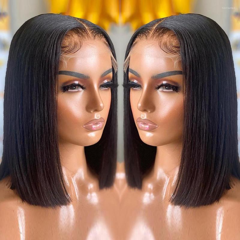 Brazilian Straight Human Hair Wigs For Women Short Bob Wig Transparent Frontal PrePlucked Hairline Natural, Picture shown
Brazilian Straight Human Hair Wigs For Women Short Bob Wig Transparent Frontal PrePlucked Hairline Natural, Picture shown