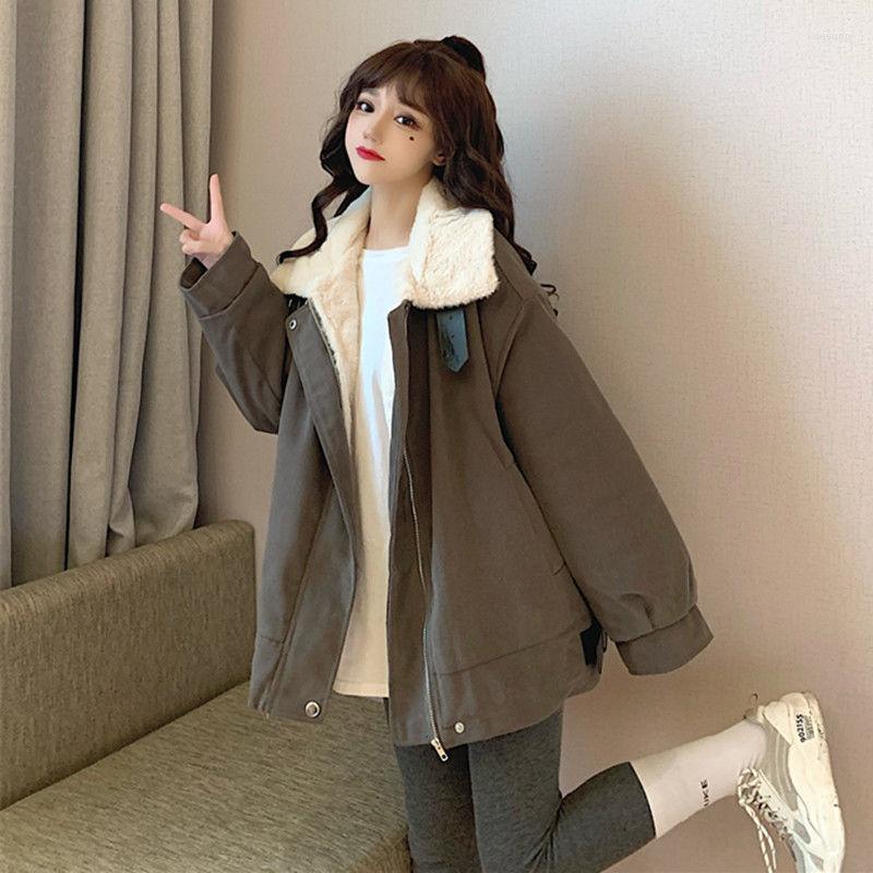 Women's Trench Coats Winter 2023 Women's Stand-up Collar Mid-Length Female Korean Fashion Loose Plush Inner Parker Cotton Jacket T514, Grey
Women's Trench Coats Winter 2023 Women's Stand-up Collar Mid-Length Female Korean Fashion Loose Plush Inner Parker Cotton Jacket T514, Grey