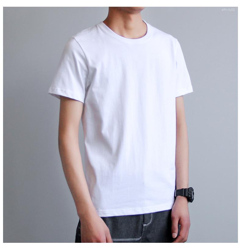 Men's T Shirts M2535 Short-sleeved T-shirt Men's Summer Trend All-match Clothes Cotton Solid Color Half-sleeve, White
Men's T Shirts M2535 Short-sleeved T-shirt Men's Summer Trend All-match Clothes Cotton Solid Color Half-sleeve, White