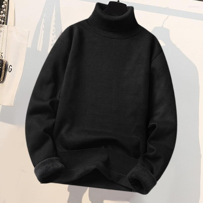 Men's Sweaters Turtleneck Long Sleeves Fleece Lining Ribbed Trim Men Sweater Autumn Winter Solid Color Thickened Warm Jumper Daily Clot, Grey
Men's Sweaters Turtleneck Long Sleeves Fleece Lining Ribbed Trim Men Sweater Autumn Winter Solid Color Thickened Warm Jumper Daily Clot, Grey